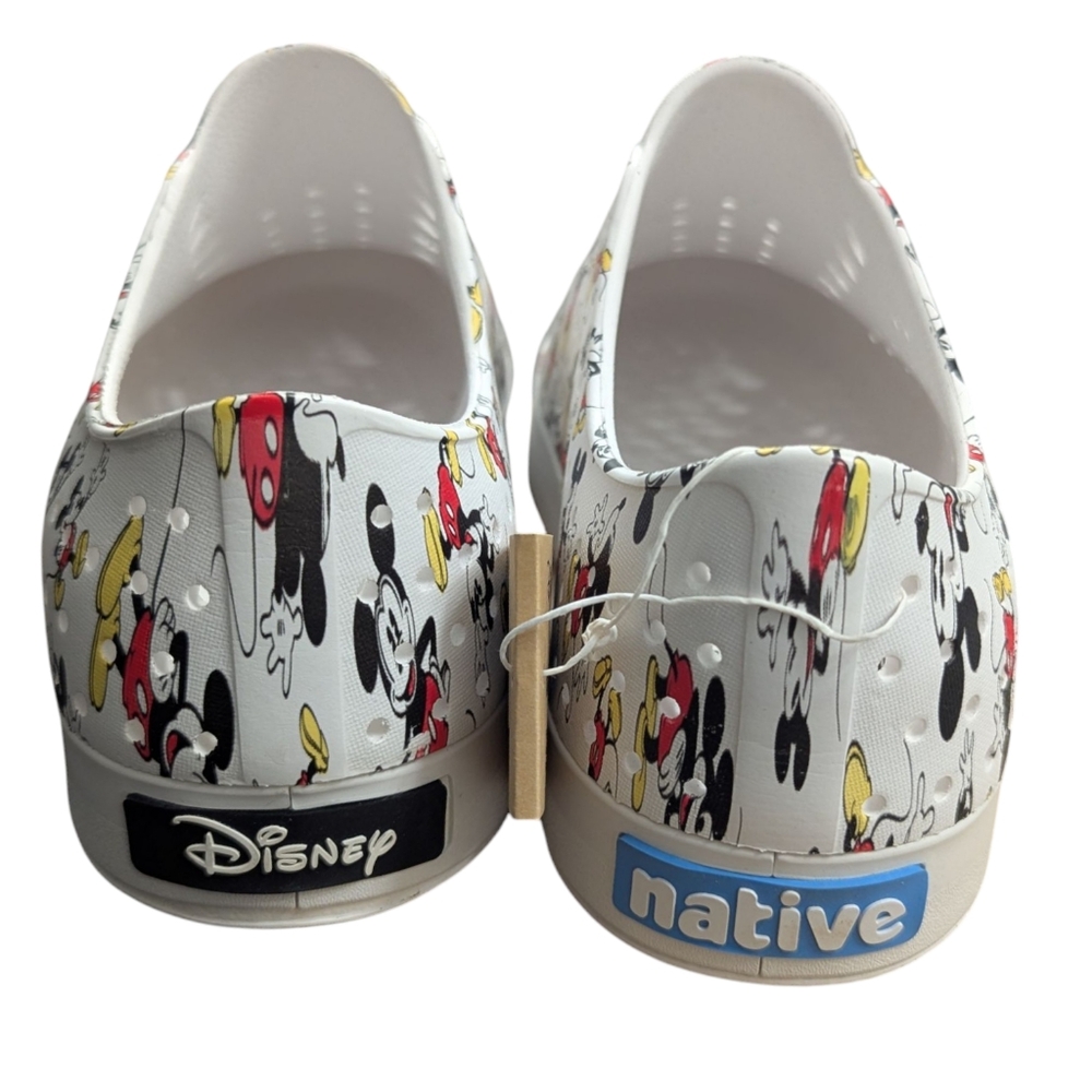 Disney X Native | Mickey Mouse Jefferson Slip-on Shoes | Size Men 11 / Women 13 - Picture 4 of 10